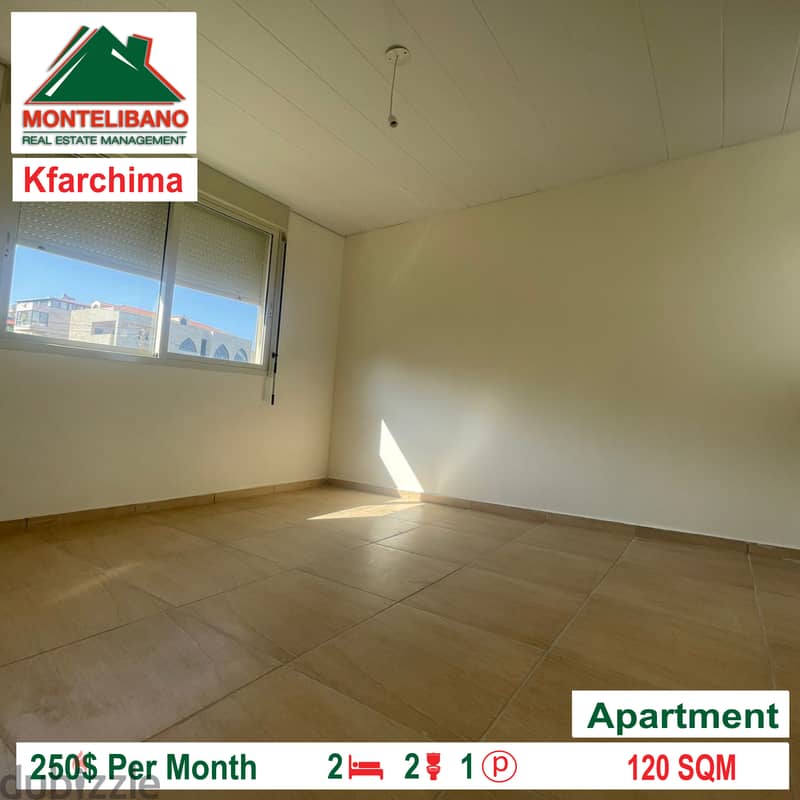Apartment for rent in Kfarchima!!! 3