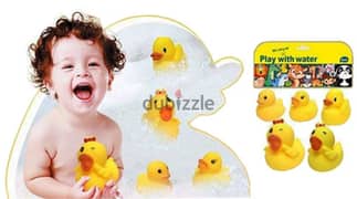 Rubber Floating Bath Duck Toys (5 Pcs)