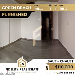 Furnished chalet for sale in Green Beach Jounieh RB2 0