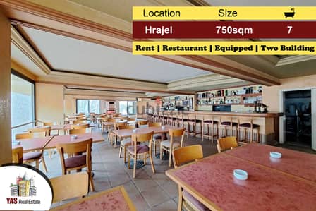 Hrajel 750m2 | 1000m2 Terrace | Restaurant | Rent |Two Building | DA |