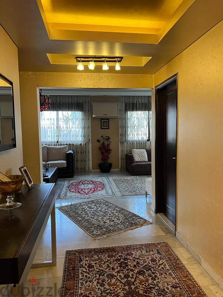 165 Sqm | Fully Furnished Apartment For Rent In Ain El Mrayseh 8