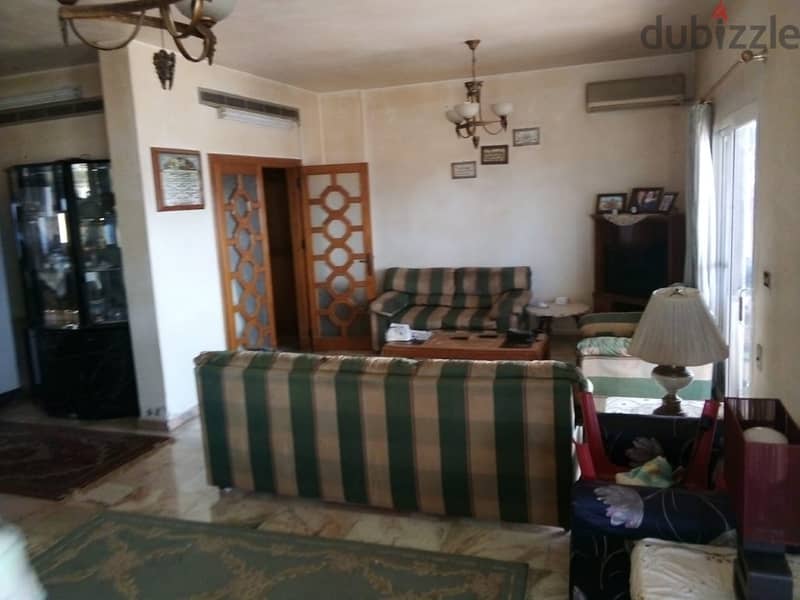 250 Sqm | Fully Furnished Apartment For Sale in Calm Area In Aramoun 4