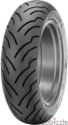 180 65B 16 81H Dunlop American Elite Rear Motorcycle Tire Black Wall 0