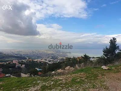 220$/SQ LAND IN RABWEH PANORAMIC SEA VIEW 30/90 1700SQ , CHLN-118