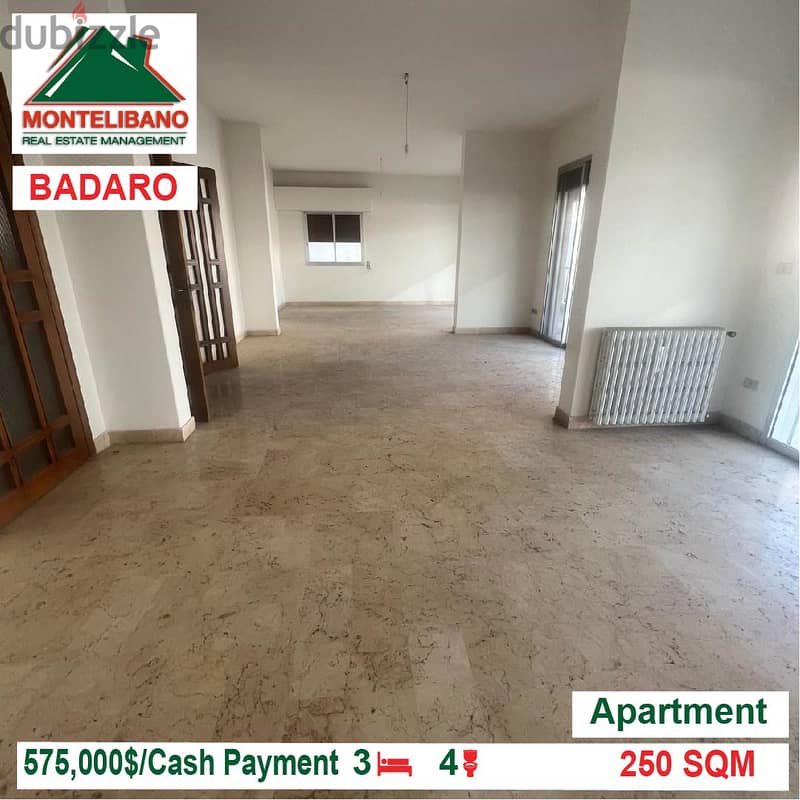 575,000$!! Apartment for sale located in Badaro 1