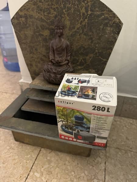 Seliger Stone Buddha Fountain  original price 250$ 2