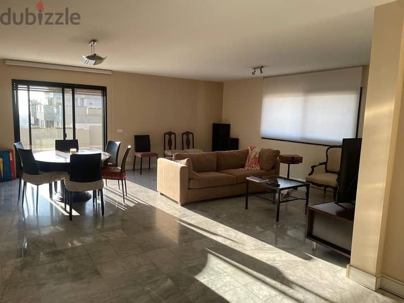 125 Sqm + 160 Sqm Terrace | Furnished Apartment For Sale In Baabda 2