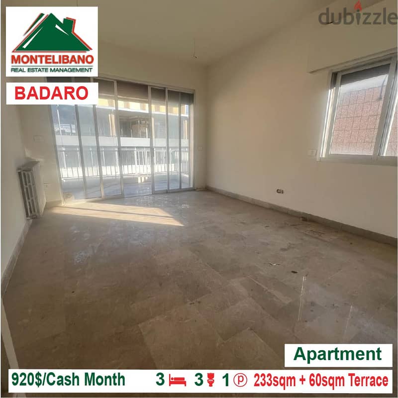 920$!! Apartment for rent located in Badaro 0