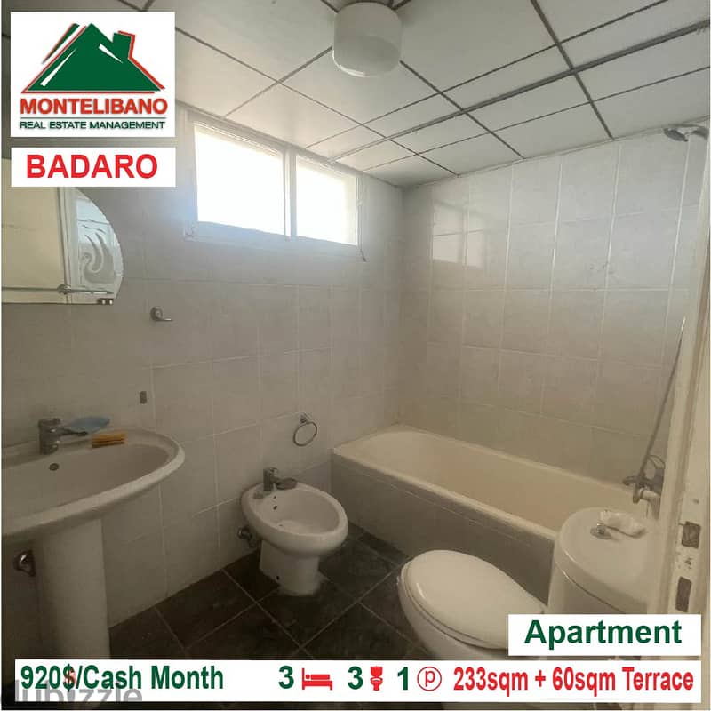 920$!! Apartment for rent located in Badaro 5