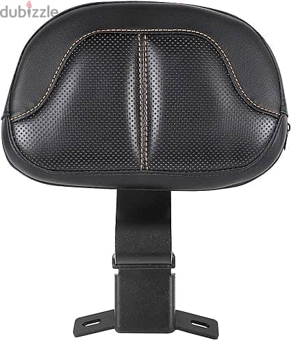 Black Front Driver Rider Backrest With Bakcrest Pad 3