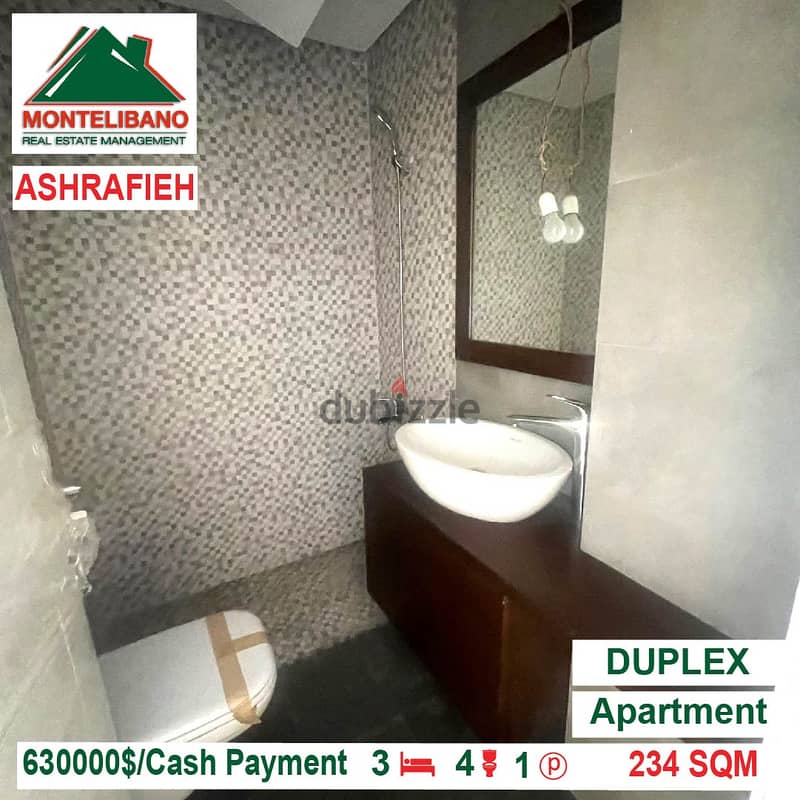630000$!! DUPLEX for sale located in Achrafieh 4
