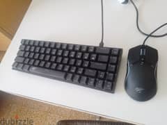 mechanical 60 percent havit keyboard and mouse