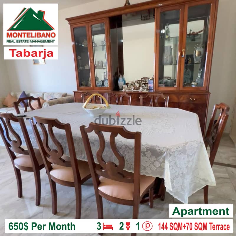 Apartment for rent in Tabarja!!! 2