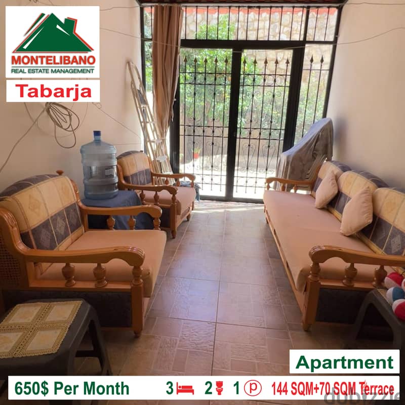 Apartment for rent in Tabarja!!! 4