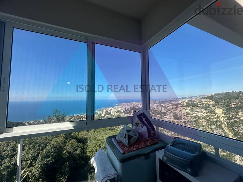 Decorated 185 m2 apartment+ terrace+open Sea view for sale in Fidar 11
