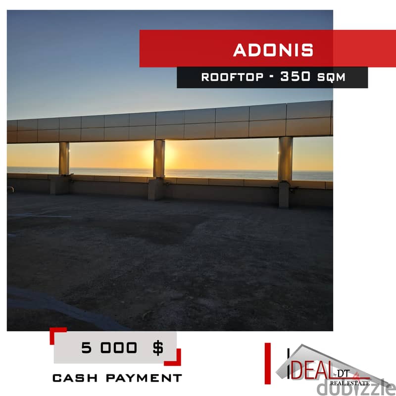 Rooftop for rent in Adonis 350 sqm ref#ea15310 0