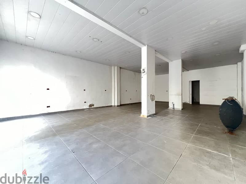 Hazmiyeh | 110m² Shop | Open Space | Bathroom | Kitchenette 1