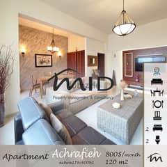 Ashrafieh | Fully Furnished/Equipped 2 Bedrooms Ap in Geitawi | Catch