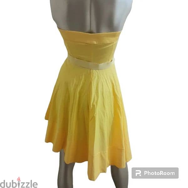 Green & Country Yellow Dress 1