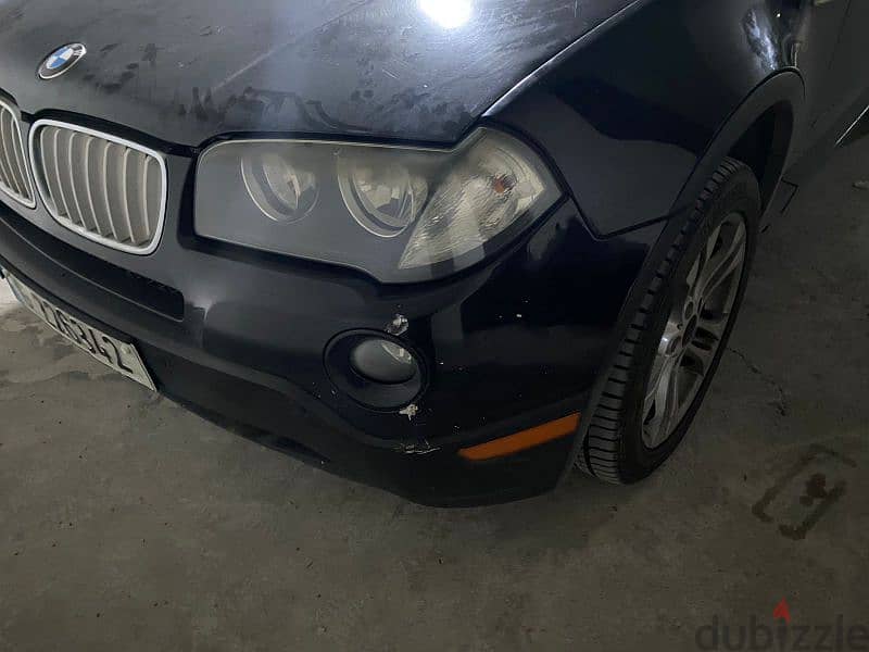 BMW X3 2010 black inside and outside, dwelib jded w manfoud, 2