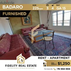 Apartment for rent in Badaro - Furnished GA15