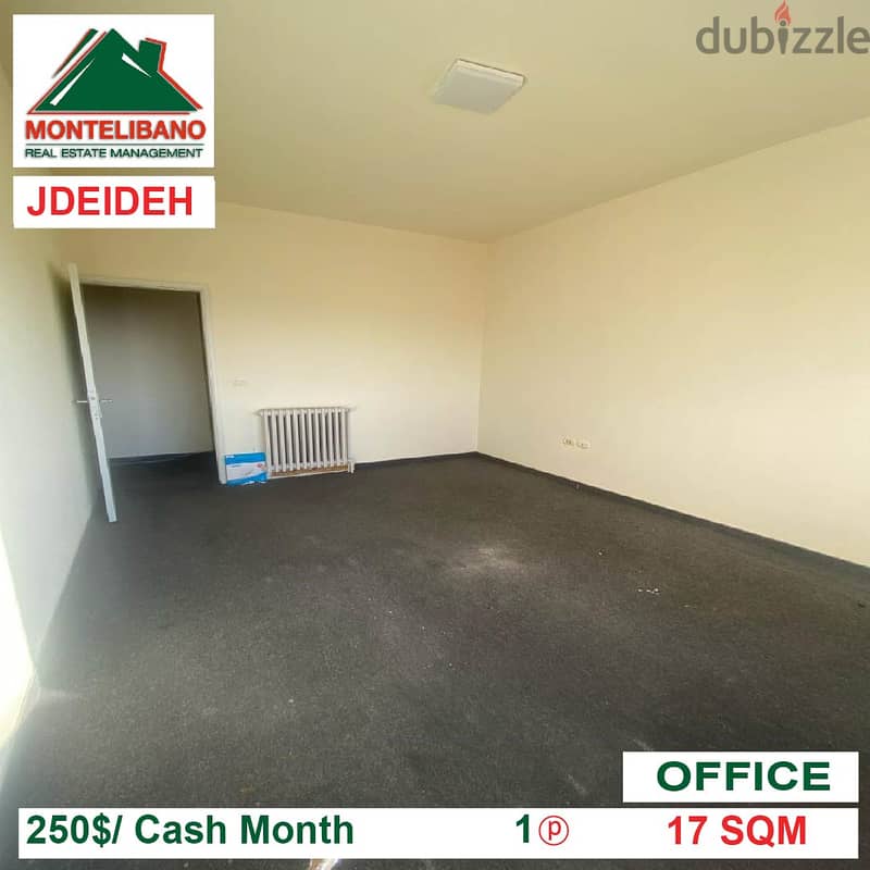 250$!! Office for rent located in Jdeideh 1