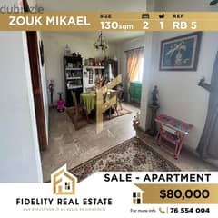 Apartment for sale in Zouk Mikael RB5