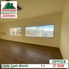 300$!! Office for rent located in Jdeideh