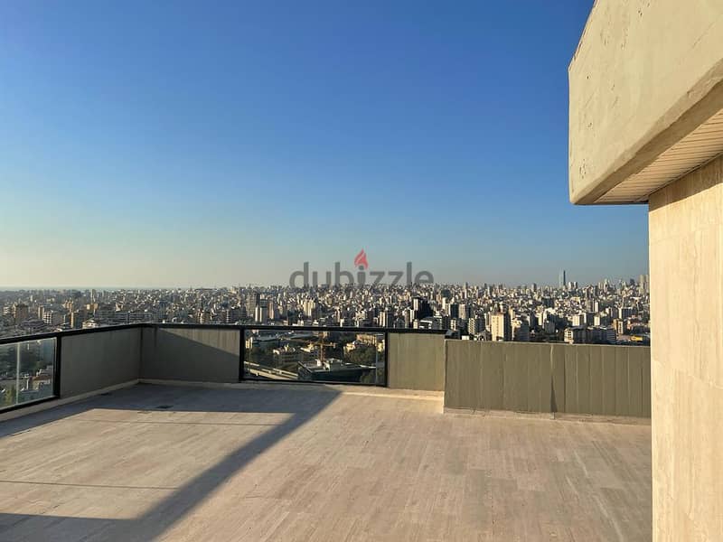 baabda apartment with 160m terrace panoramic view gated community#6082 2