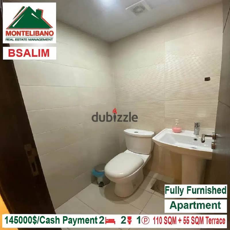 145,000$ Fully Furnished Apartment for sale in Bsalim!! 5
