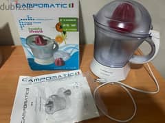 campomatic citrus juicer never used 0