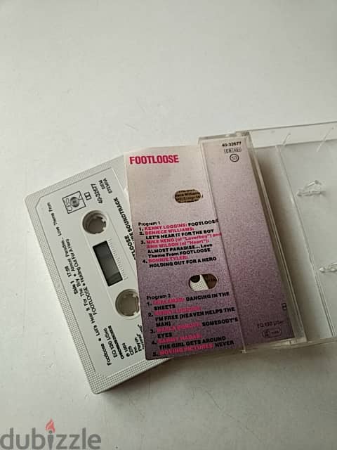 Vintage tape Footloose original soundtrack - Not Negotiable 1