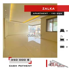 Full Decorated Apartment for sale in Zalka 190 sqm ref#eh541 0
