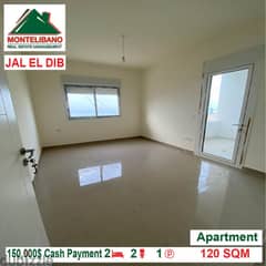150,000$!! Apartment for sale located in Jal El Dib