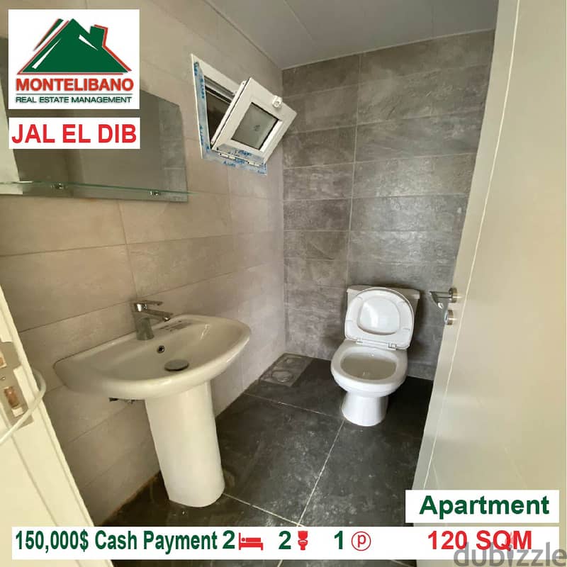 150,000$!! Apartment for sale located in Jal El Dib 4