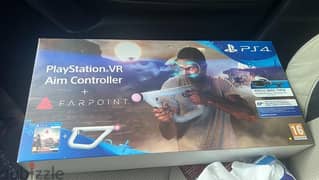 not used open box/ps4 aim controller+motion controller+farpoint game