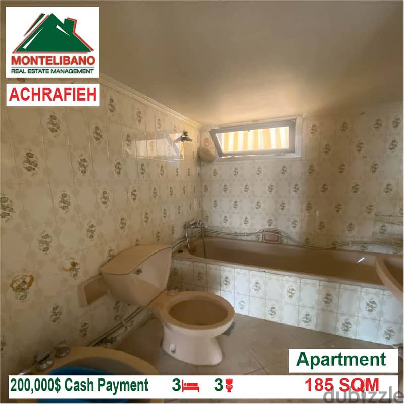 200,000$ Cash Payment!! Apartment for sale in Achrafieh!! 5