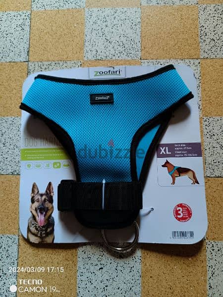 Zoofari Dog harnesses different sizes 2$ 1