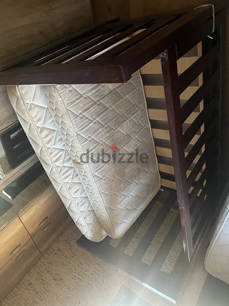 CRIB / BED & 2 mattresses 2