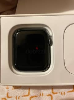 apple watch series 6 44mm space gray aluminum case black sport band 0