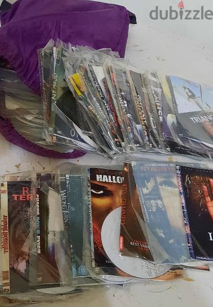 Movies dvd. Many cds with great variety 2