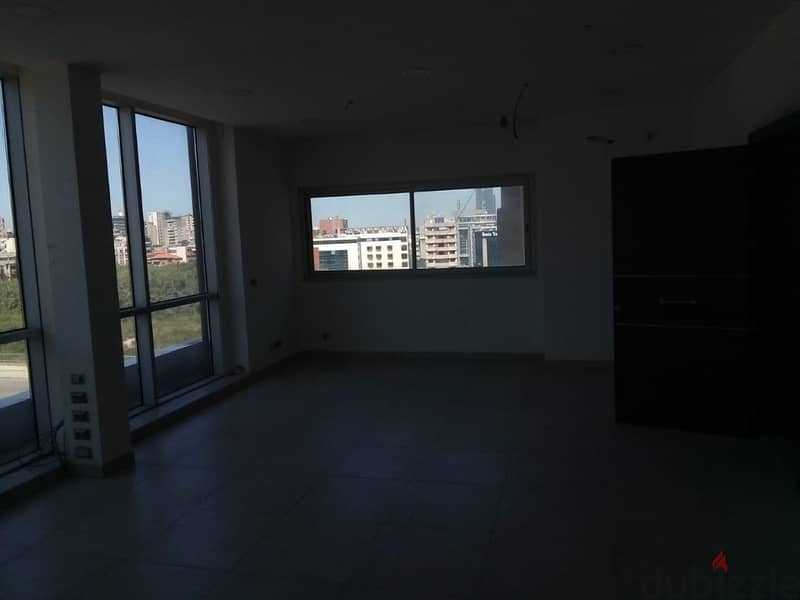 100 Sqm | Office For Rent in Sin El Fil - Panoramic City View 1