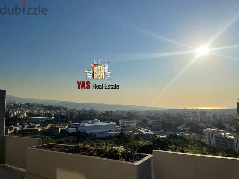 Baabda 160m2 | 125m2 Terrace | Gated Community | Unobstructed View |PA 8