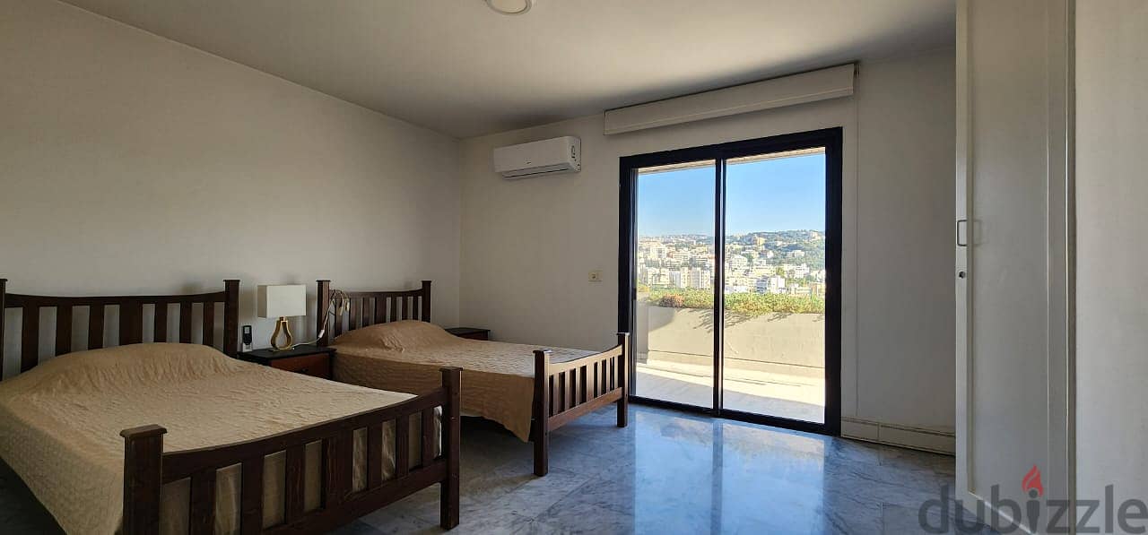 L14876-Apartment With Terrace & Panoramic View for Sale In Hazmieh 1