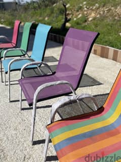Outdoor Chairs, 5 colors available | كراسي خارجية، ٥ ألوان متوفرة