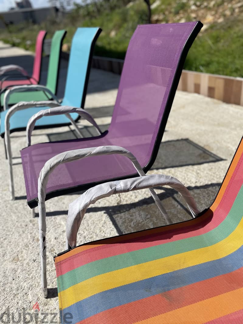 Outdoor Chairs, 5 colors available | كراسي خارجية، ٥ ألوان متوفرة 3