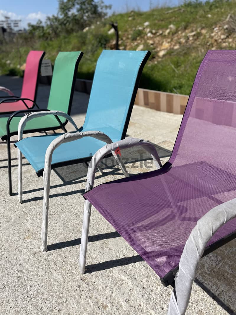 Outdoor Chairs, 5 colors available | كراسي خارجية، ٥ ألوان متوفرة 4
