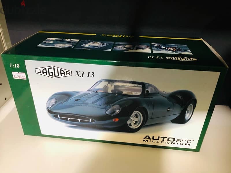 1/18 diecast Extremely Rare Jaguar XJ13  by Autoart (Two available) 1
