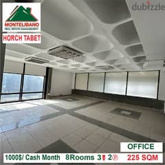 1000$/Cash Month!! Office for rent in Horch Tabet!!
