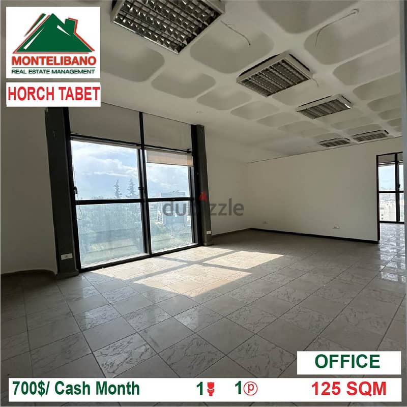 700$/Cash Month!! Office for rent in Horch Tabet!! 1